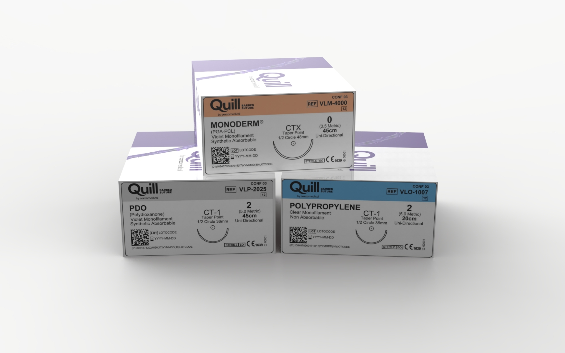 Quill Stacked Trio